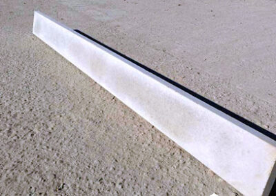 Podmurówka betonowa gładka