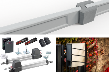 Podmurówka skrzynka na listy napęd bramy