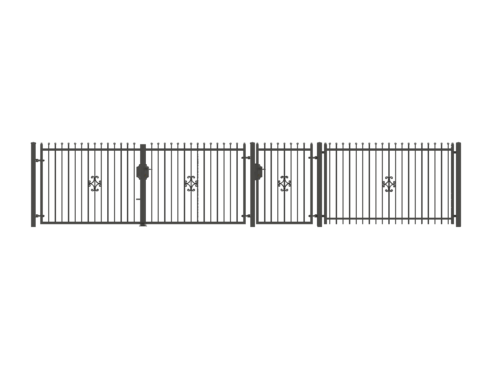 Ogrodzenia kute nowoczesne