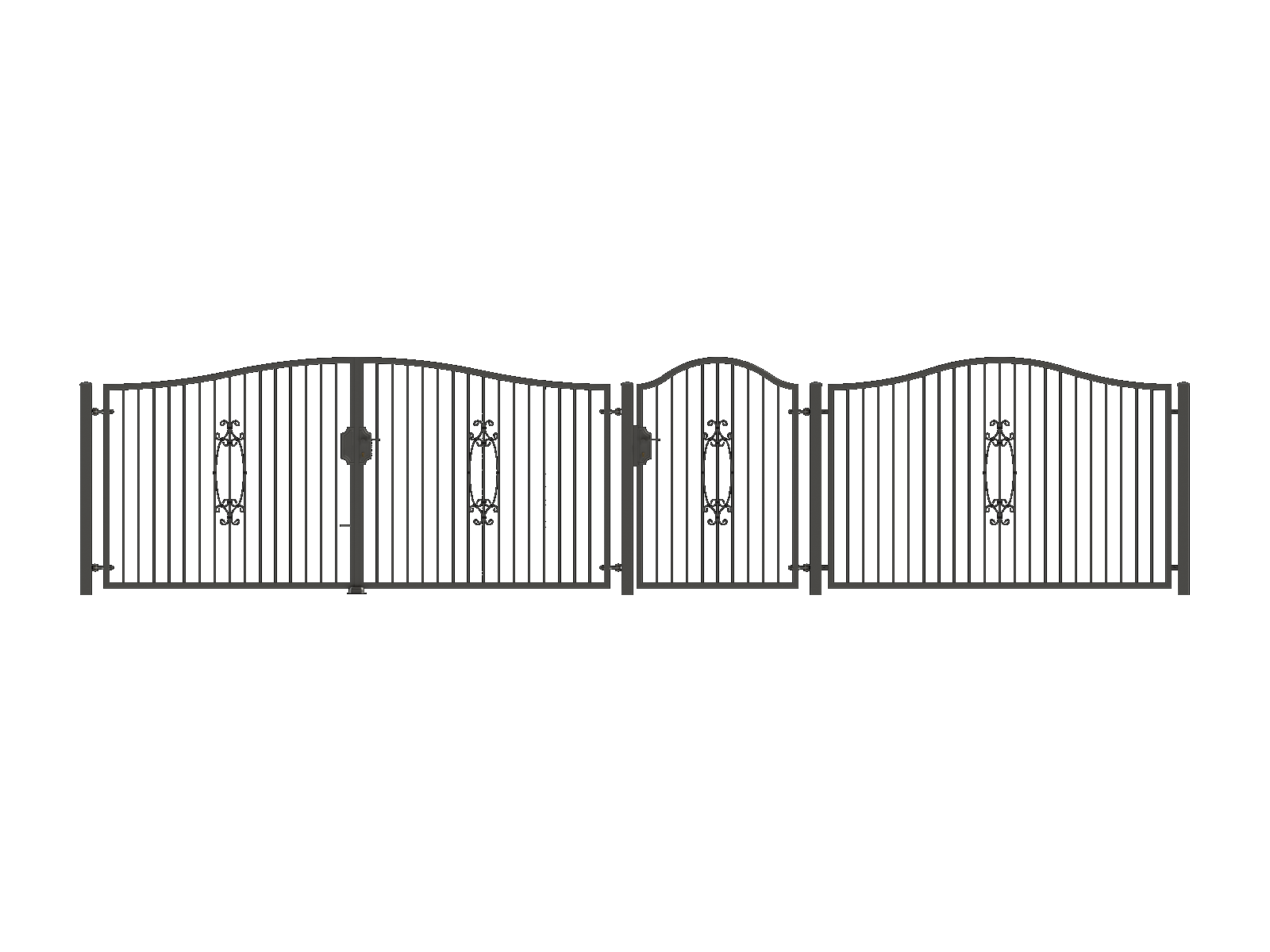 Ogrodzenia kute nowoczesne