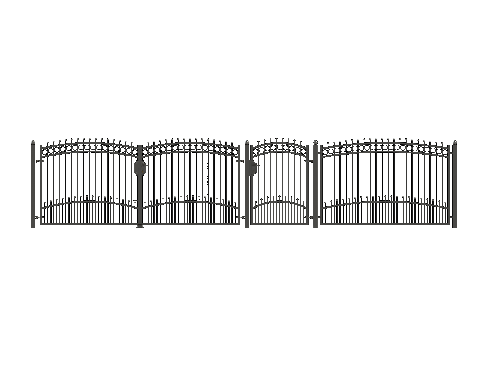 Ogrodzenia kute nowoczesne