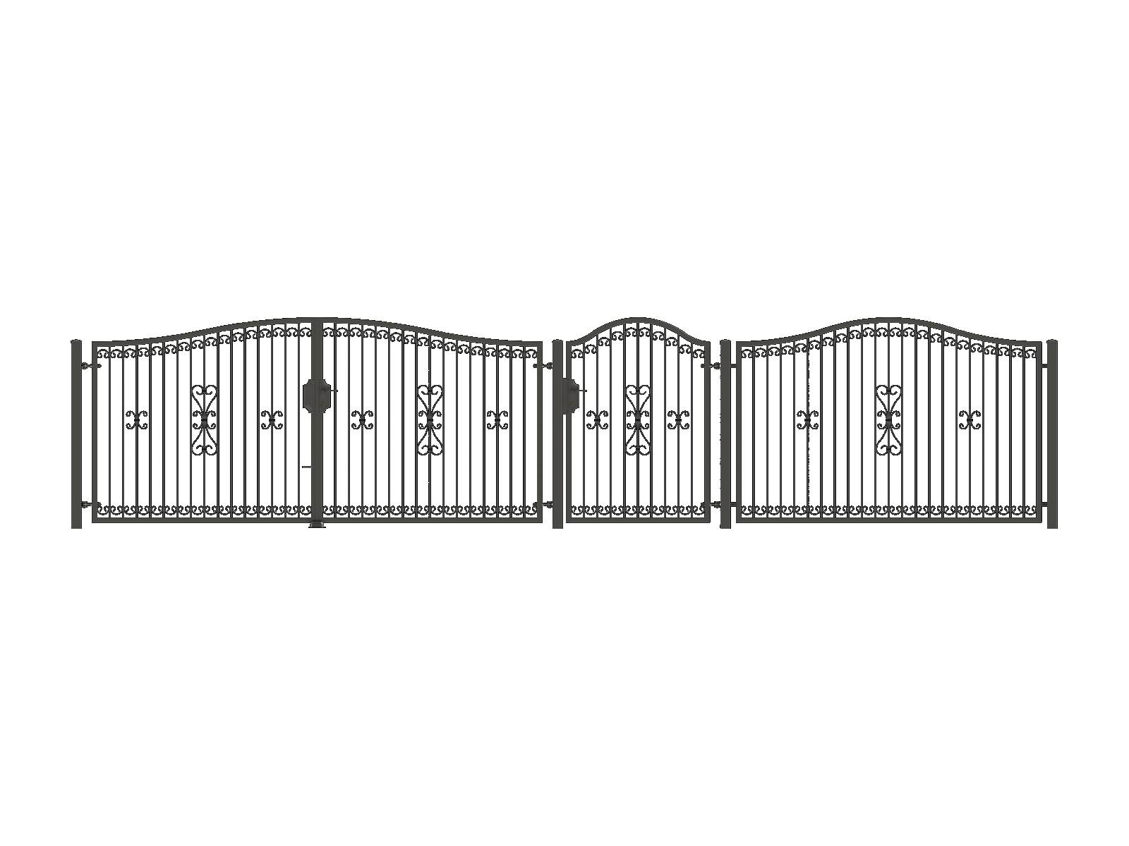 Ogrodzenia kute nowoczesne