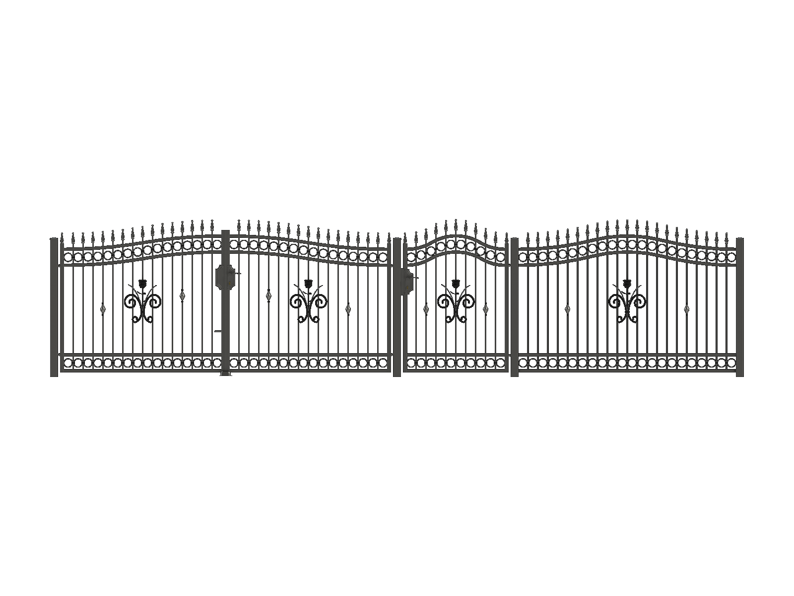 Ogrodzenia kute nowoczesne