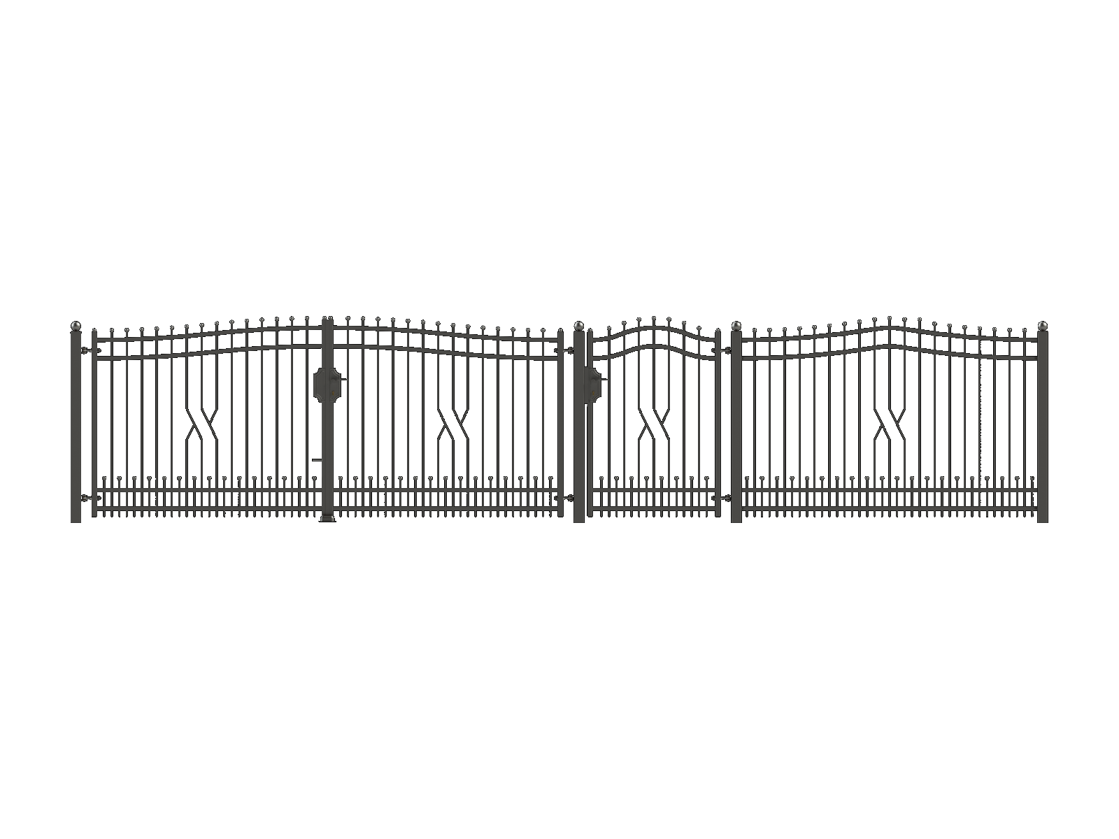 Ogrodzenia kute nowoczesne