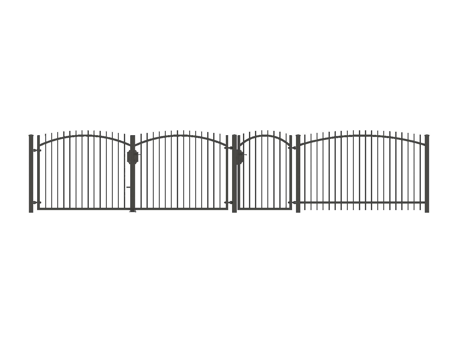 Ogrodzenia kute nowoczesne