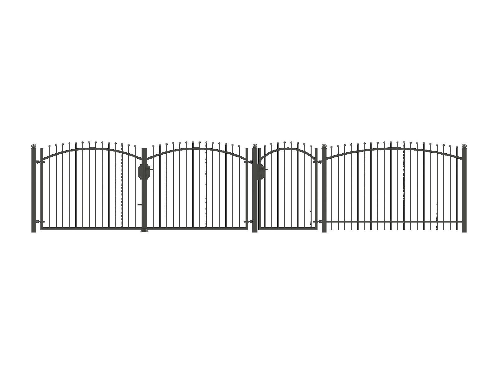 Ogrodzenia kute nowoczesne