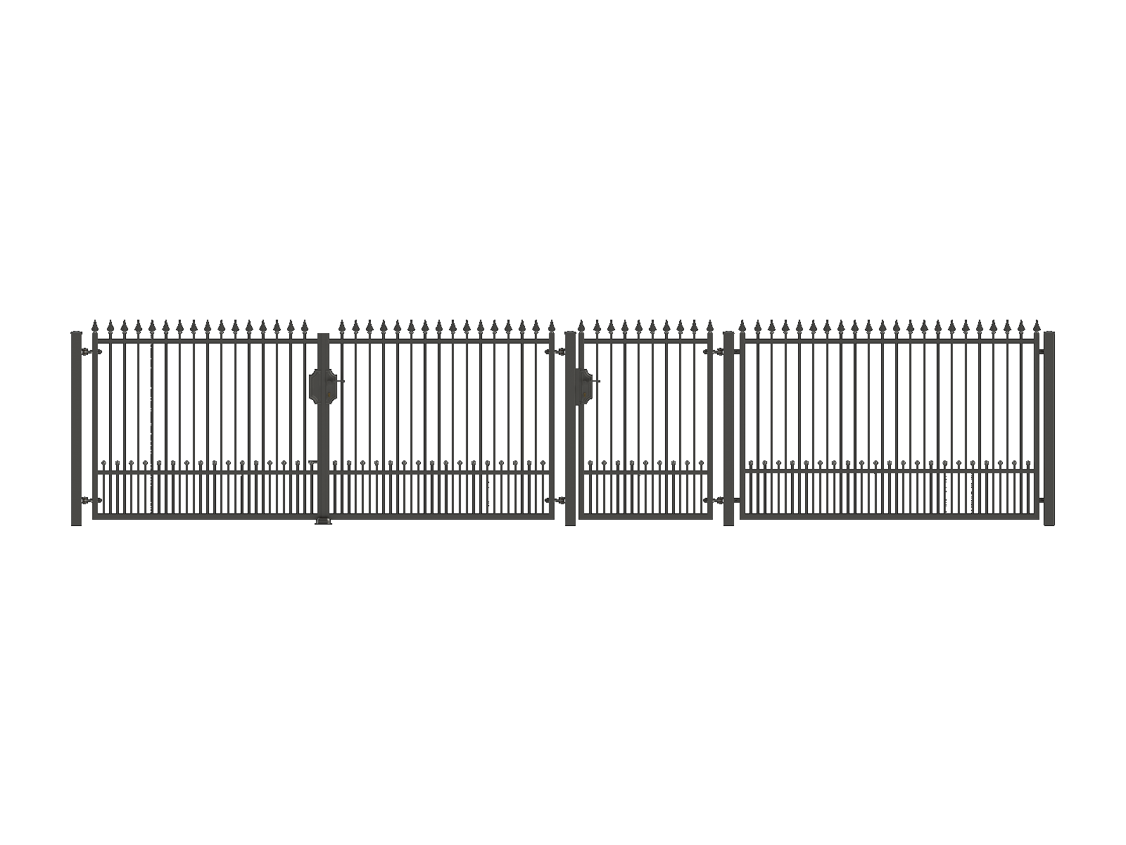 Ogrodzenia kute nowoczesne